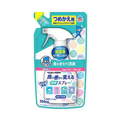 ヘルパータスケ 良い香りに変える 消臭スプレー 快適フローラルの香り 詰替 350ml 容量350ML芳香剤・トイレ用