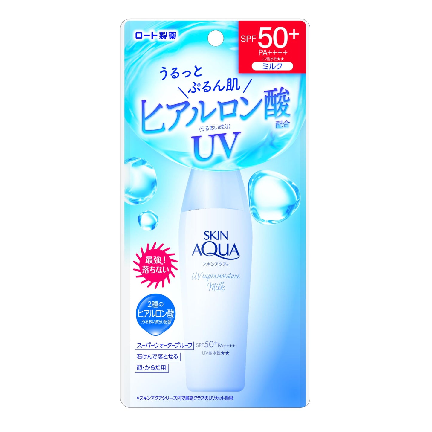 スキンアクア スーパーモイスチャーミルク 40ml 容量40ML ロート製薬 ＵＶ・日焼け止め
