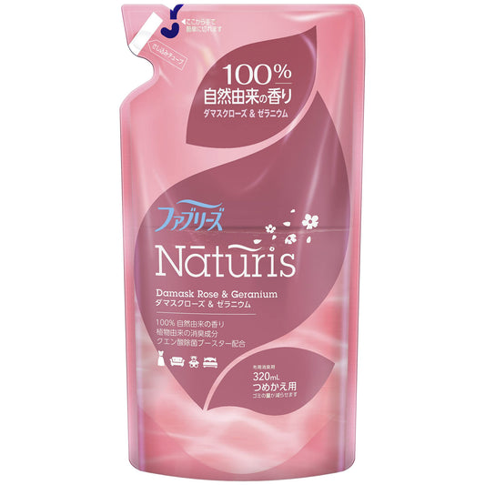 ファブリーズ ナチュリス ダマスクローズ＆ゼラニウム 詰替え 容量320ML Ｐ＆Ｇ 芳香剤