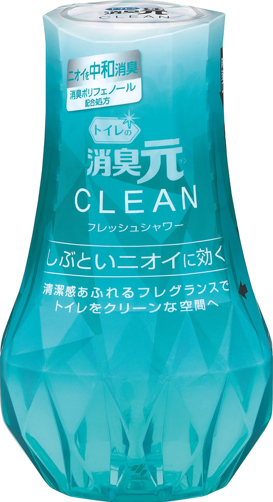 トイレの消臭元CLEANフレッシュシャワー 容量400ML 小林製薬 芳香剤・トイレ用