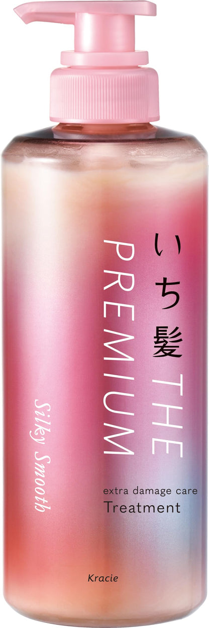 いち髪 THE PREMIUM トリートメントシルキースムースポンプ容量480Gクラシエ