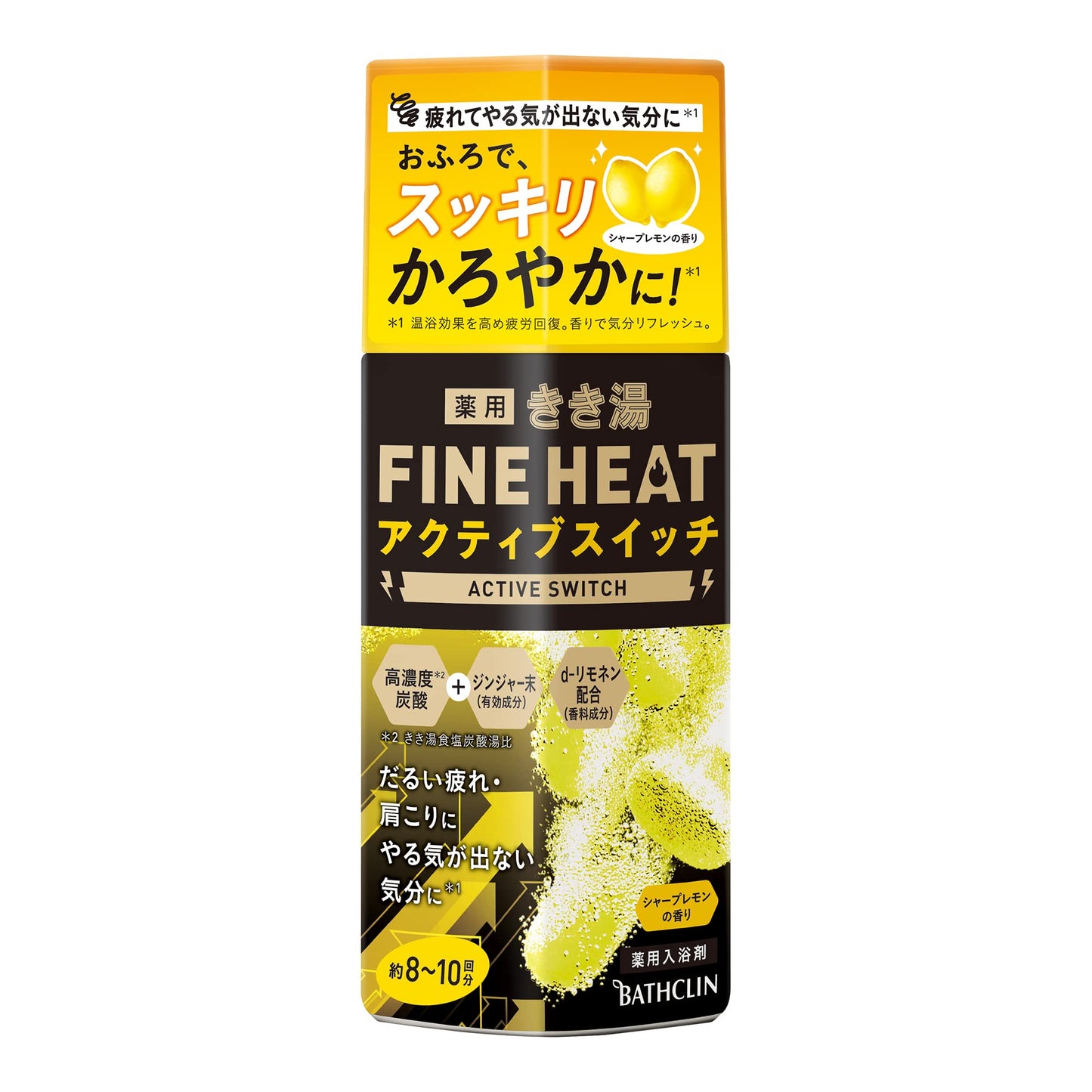 きき湯ファインヒート　アクティブスイッチ　４００ｇ 容量400G バスクリン 入浴剤