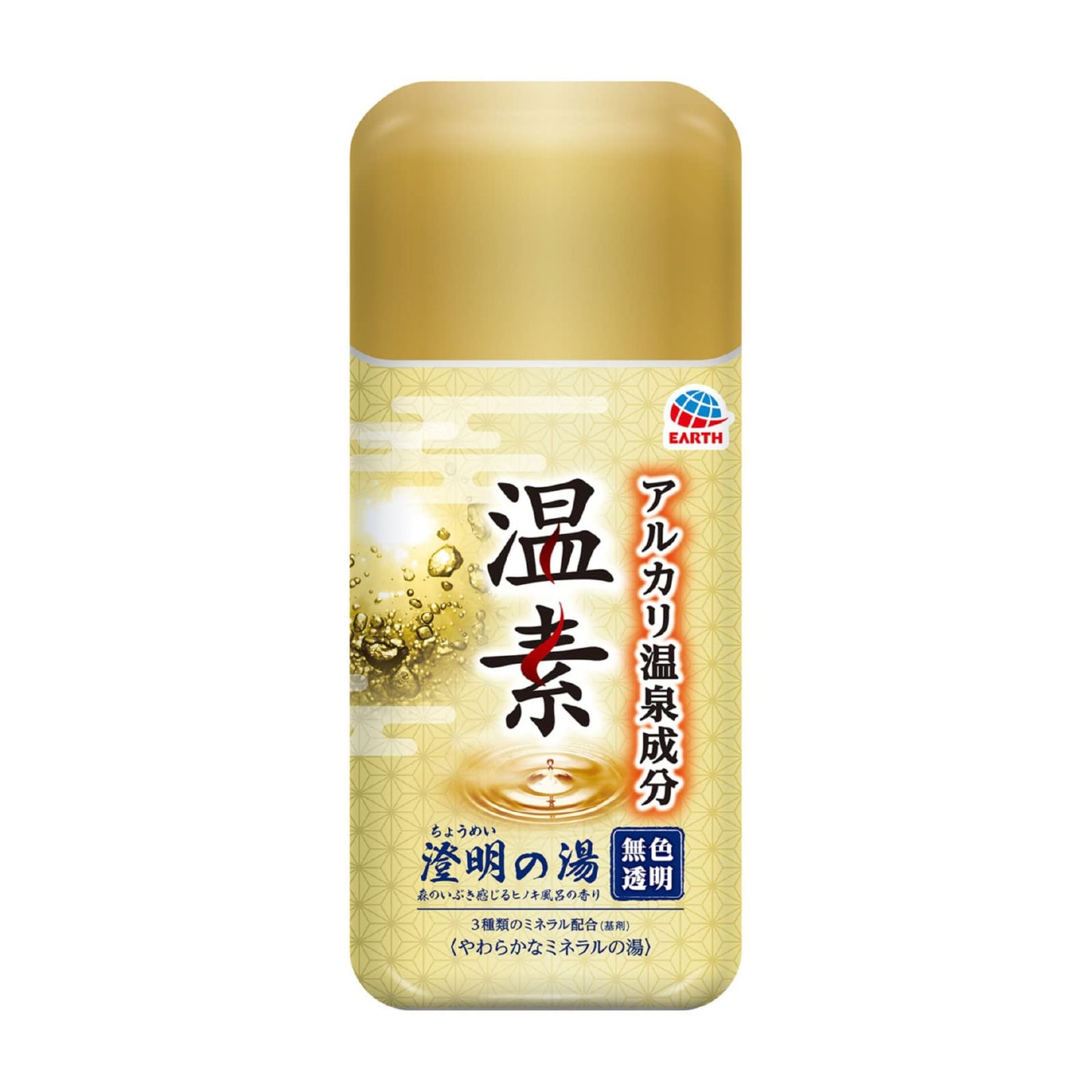 温素　澄明の湯　６００ｇ 容量600G アース製薬 入浴剤
