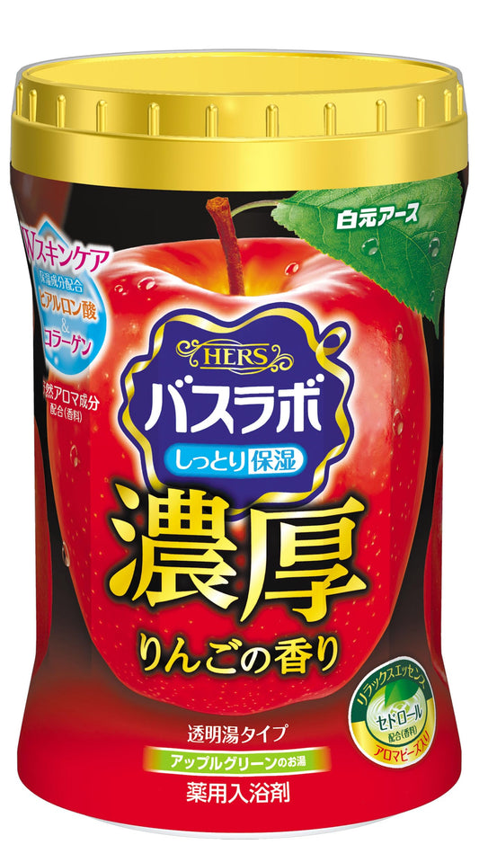 ＨＥＲＳバスラボボトル　濃厚りんごの香り６００ｇ 容量600G 白元アース 入浴剤