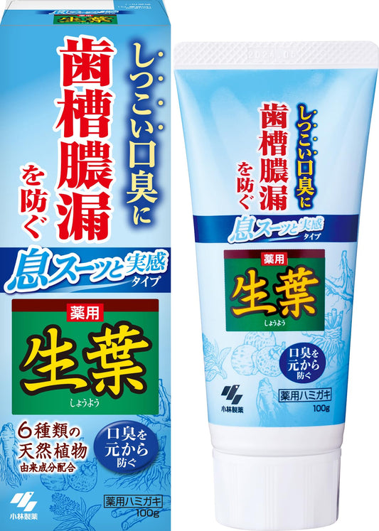 生葉Ｉ息スーッと実感１００ｇ 容量100G 小林製薬 歯磨き