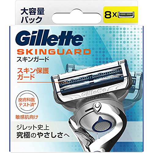 スキンガードマニュアル替刃８Ｂ 容量8コ ジレット 男性用カミソリ