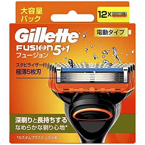 フュージョンパワー替刃１２Ｂ 容量12ｺ ジレット 男性用カミソリ