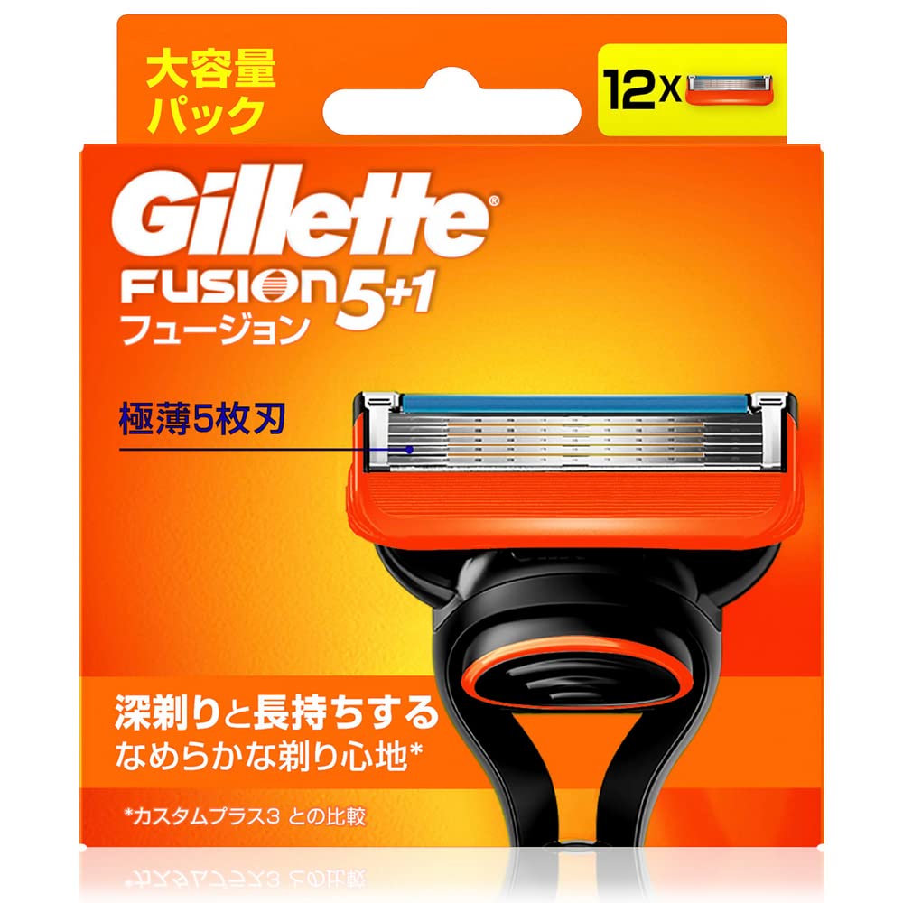フュージョンマニュアル替刃１２Ｂ 容量12ｺ ジレット 男性用カミソリ