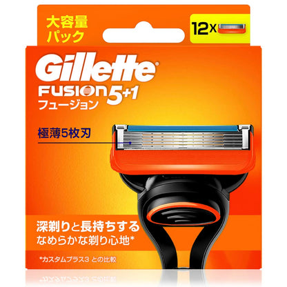 フュージョンマニュアル替刃１２Ｂ 容量12ｺ ジレット 男性用カミソリ