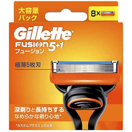 フュージョンマニュアル替刃８Ｂ 容量8ｺ ジレット 男性用カミソリ