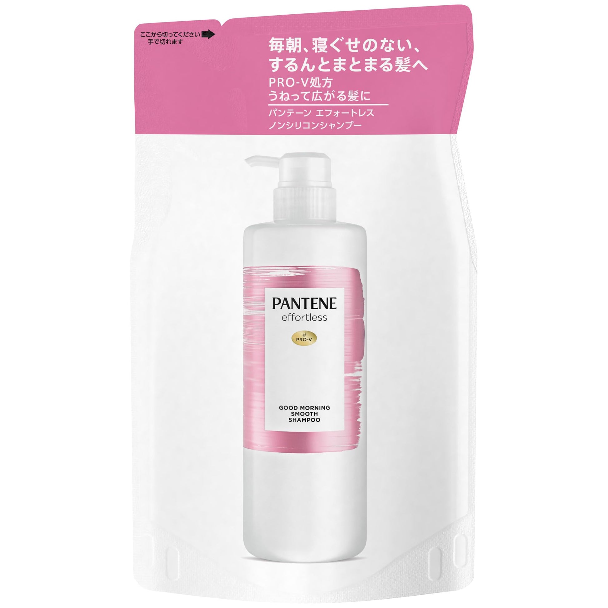 パンテーン　エフォートレス　グッドモーニングスムース　シャンプー　詰替 容量350ML Ｐ＆Ｇ シャンプー