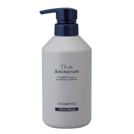Ｔｈｅ　Ａｍｉｎｏｒｕｍ容量400MLジ　アミノラム　ＳＨＡＭＰＯＯ　本体 熊野油脂 シャンプー