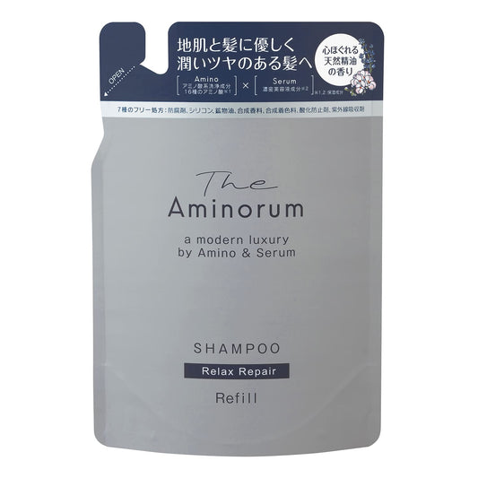 Ｔｈｅ　Ａｍｉｎｏｒｕｍ容量350MLジ　アミノラム　ＳＨＡＭＰＯＯ　詰替 熊野油脂 シャンプー