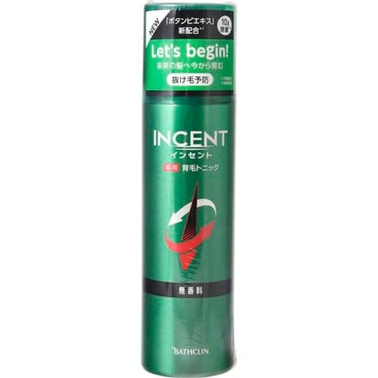 インセント　薬用育毛トニック　無香料　１９０ｇ 容量190Gバスクリン 育毛剤・養毛剤