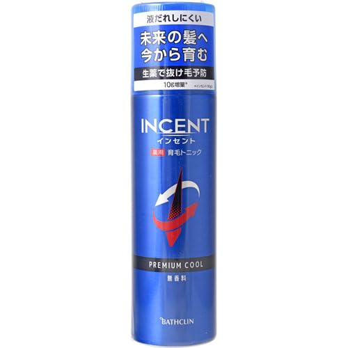 インセント　薬用育毛トニック　無香料　プレミアムクール　１９０ｇ 容量190Gバスクリン 育毛剤・養毛剤