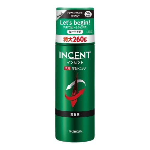 インセント　薬用育毛トニック　無香料　２６０Ｇ 容量260Gバスクリン 育毛剤・養毛剤