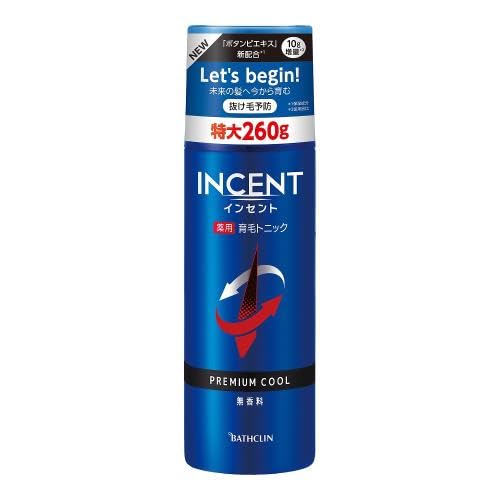 インセント　薬用育毛トニック　無香料　プレミアムクール　２６０Ｇ 容量260Gバスクリン 育毛剤・養毛剤