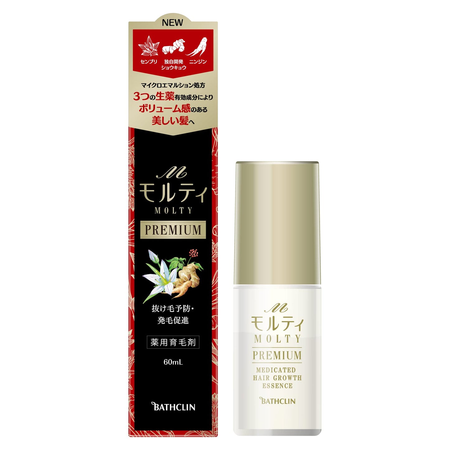 モルティ　プレミアム６０ｍｌ 容量60MLバスクリン 育毛剤・養毛剤