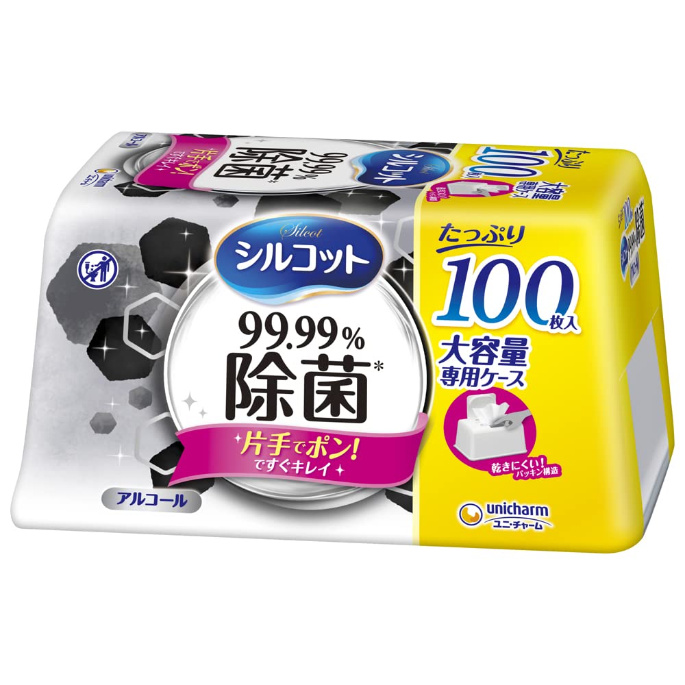 シルコット９９．９９％除菌ウェットティッシュ本体大容量１００枚 容量100ﾏｲユニ・チャーム
