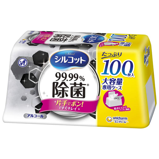 シルコット９９．９９％除菌ウェットティッシュ本体大容量１００枚 容量100ﾏｲユニ・チャーム
