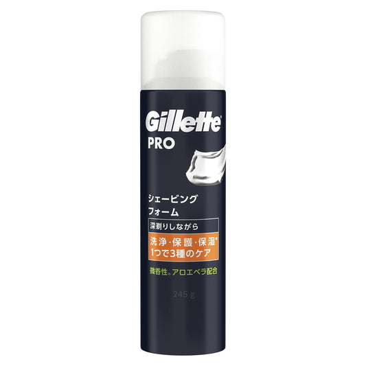 Ｇｉｌｌｅｔｔｅ　ＰＲＯ　シェービングフォーム 容量245Gジレット シェービング