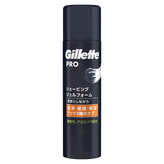 Ｇｉｌｌｅｔｔｅ　ＰＲＯ　シェービングジェルフォーム 容量195Gジレット シェービング