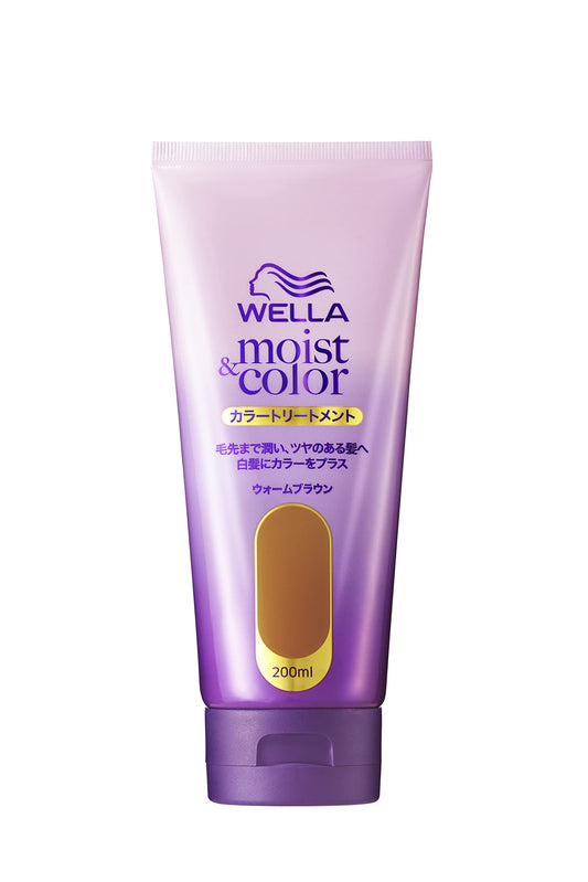 ウエラモイスト＆カラー　カラートリートメント　ウォームブラウン 容量200MLヘアカラー・白髪用