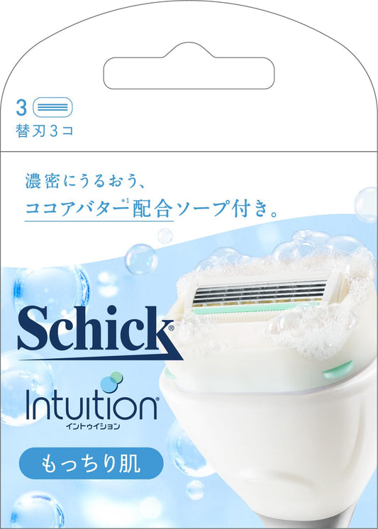 イントゥイション　もっちり肌　替刃（３コ入） 容量3ｺ シック(Schick) 女性用カミソリ