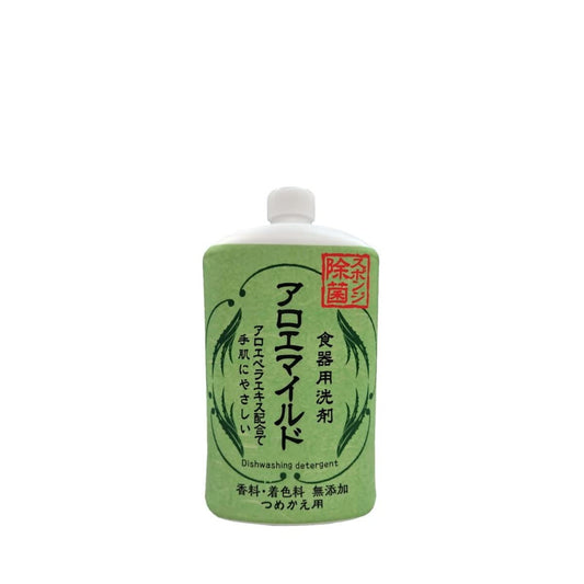アロエマイルド食器用洗剤　詰替用　８００ＭＬ 容量800ML ロケット石鹸 食器用洗剤