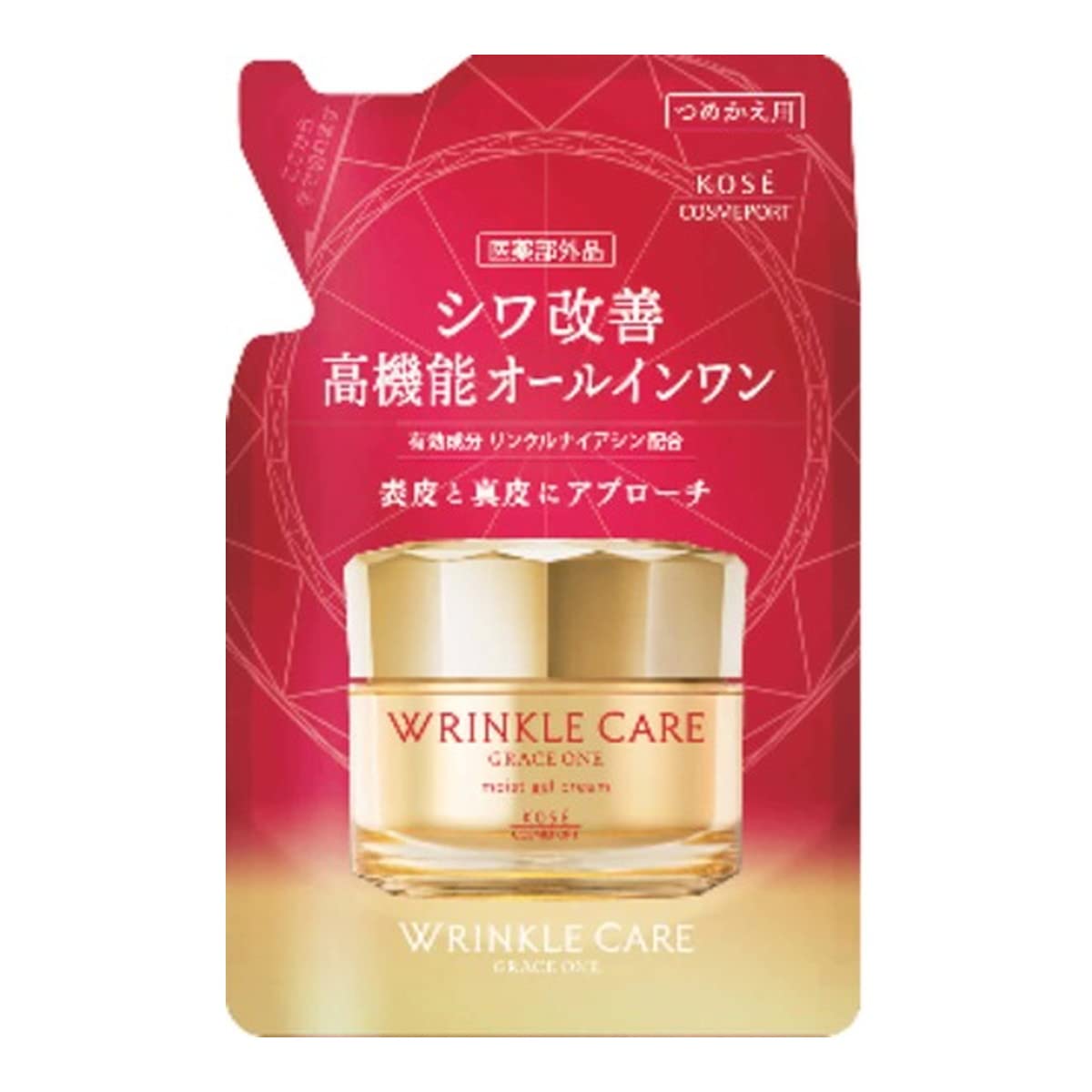 グレイス　ワン　リンクルケア　モイストジェルクリーム　つめかえ 容量90Gコーセーコスメポート 化粧品