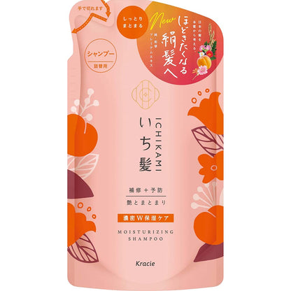 いち髪　濃密Ｗ保湿ケアシャンプー　詰替用 容量330ML クラシエ シャンプー