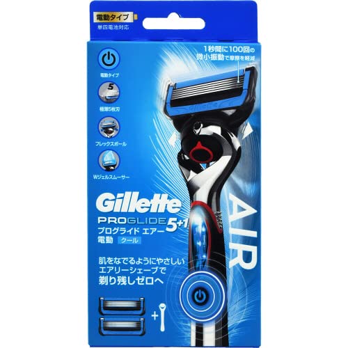 プログライドエアー電動ホルダー 容量2ｺ ジレット 男性用カミソリ