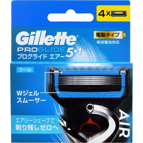 プログライドエアー電動替刃４Ｂ 容量4ｺ ジレット 男性用カミソリ