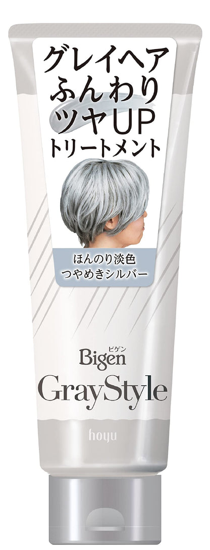 ビゲン　グレイスタイル　グレイケアトリートメント　つやめきシルバー 容量200Gヘアカラー・白髪用