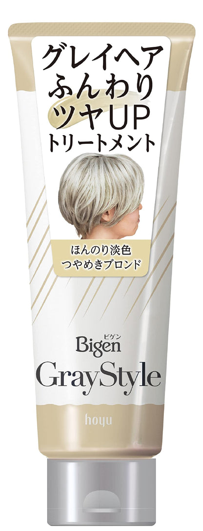 ビゲン　グレイスタイル　グレイケアトリートメント　つやめきブロンド 容量200Gヘアカラー・白髪用