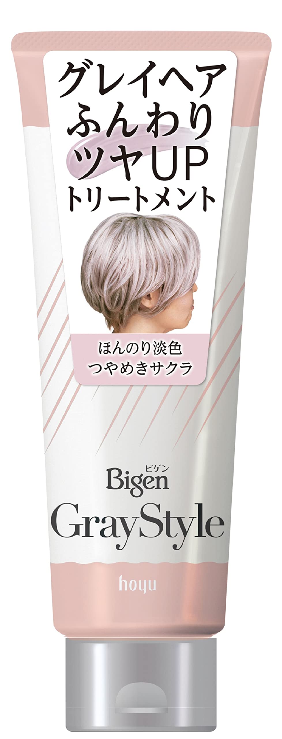 ビゲン　グレイスタイル　グレイケアトリートメント　つやめきサクラ 容量200Gホーユー ヘアカラー・白髪用
