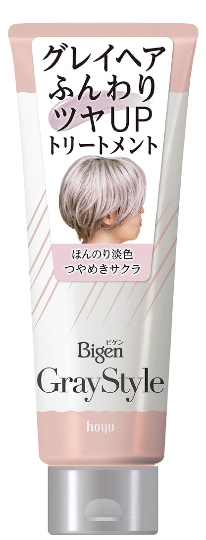 ビゲン　グレイスタイル　グレイケアトリートメント　つやめきサクラ 容量200Gホーユー ヘアカラー・白髪用