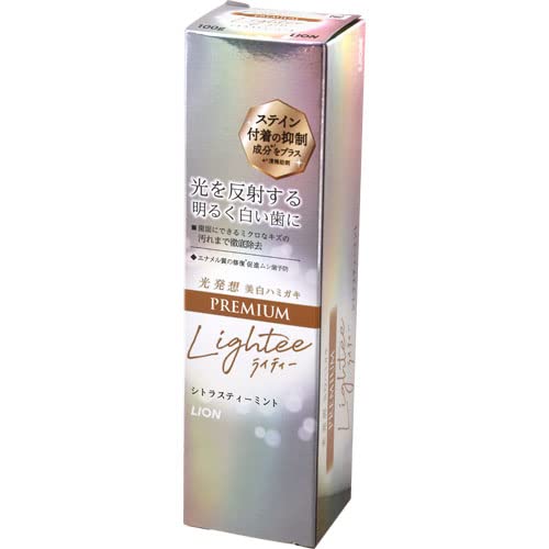 ＬｉｇｈｔｅｅハミガキＰＲＥＭＩＵＭ　１００ｇ 容量100G ライオン 歯磨き