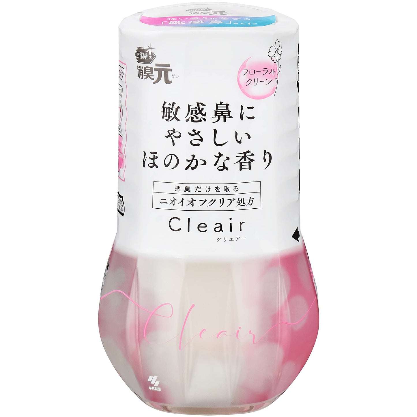 消臭元Ｃｌｅａｉｒ（クリエアー）フローラルクリーン 容量400ML 小林製薬 芳香剤・部屋用