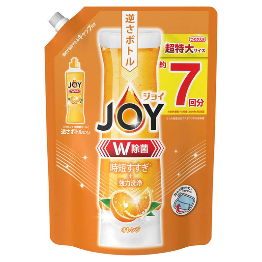 除菌ジョイコンパクトバレンシアオレンジの香り超特大 容量910ML Ｐ＆Ｇ 食器用洗剤