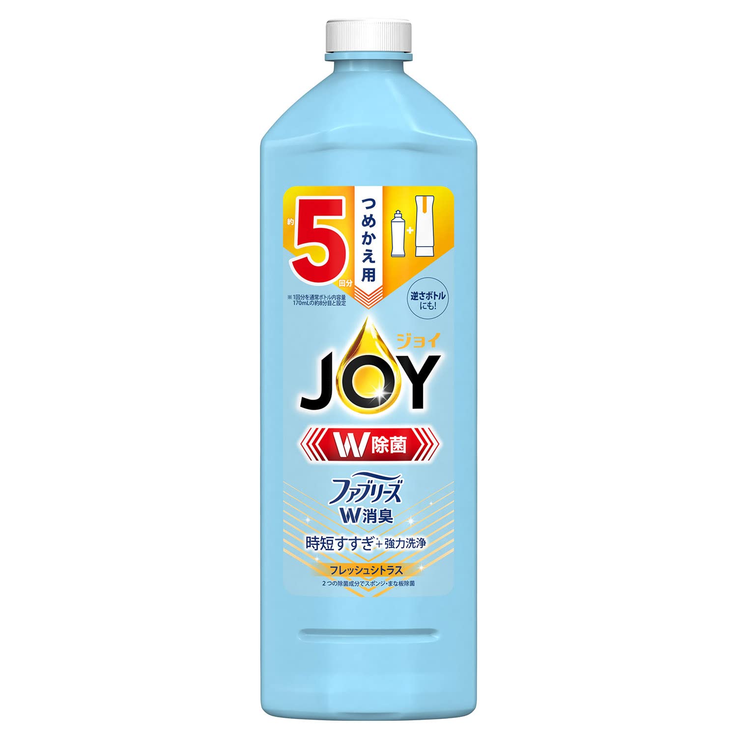 除菌ジョイコンパクトＷ消臭　フレッシュシトラス　特大 容量670ML Ｐ＆Ｇ 食器用洗剤