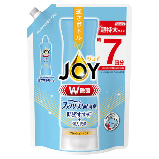 除菌ジョイコンパクトＷ消臭　フレッシュシトラス　超特大 容量910ML Ｐ＆Ｇ 食器用洗剤