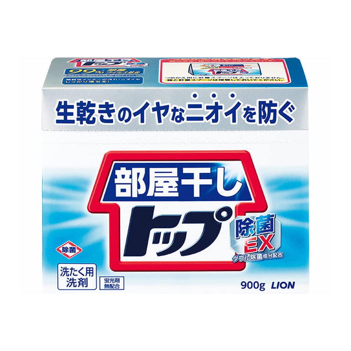 部屋干しトップ除菌ＥＸ　本体　９００ｇ 容量900G ライオン 衣料用洗剤