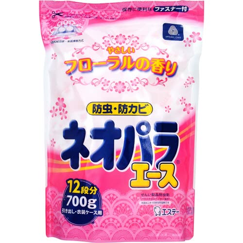 ネオパラエース引き出し・衣装ケース用７００Ｇ　やさしいフローラルの香り 容量700Gエステー 防虫剤