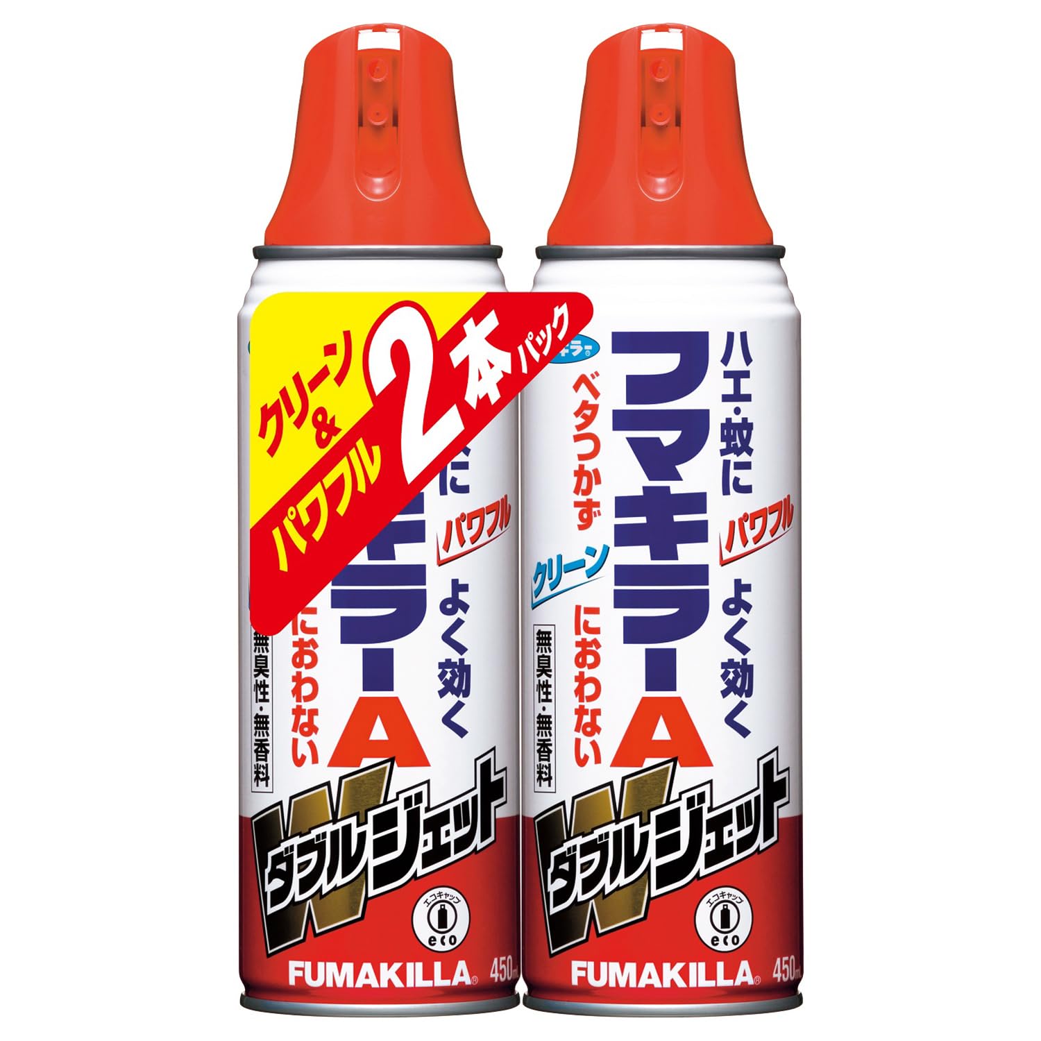 フマキラーＡダブルジェット４５０ＭＬ２Ｐ 容量2ﾎﾝ フマキラー 殺虫剤・ハエ・蚊