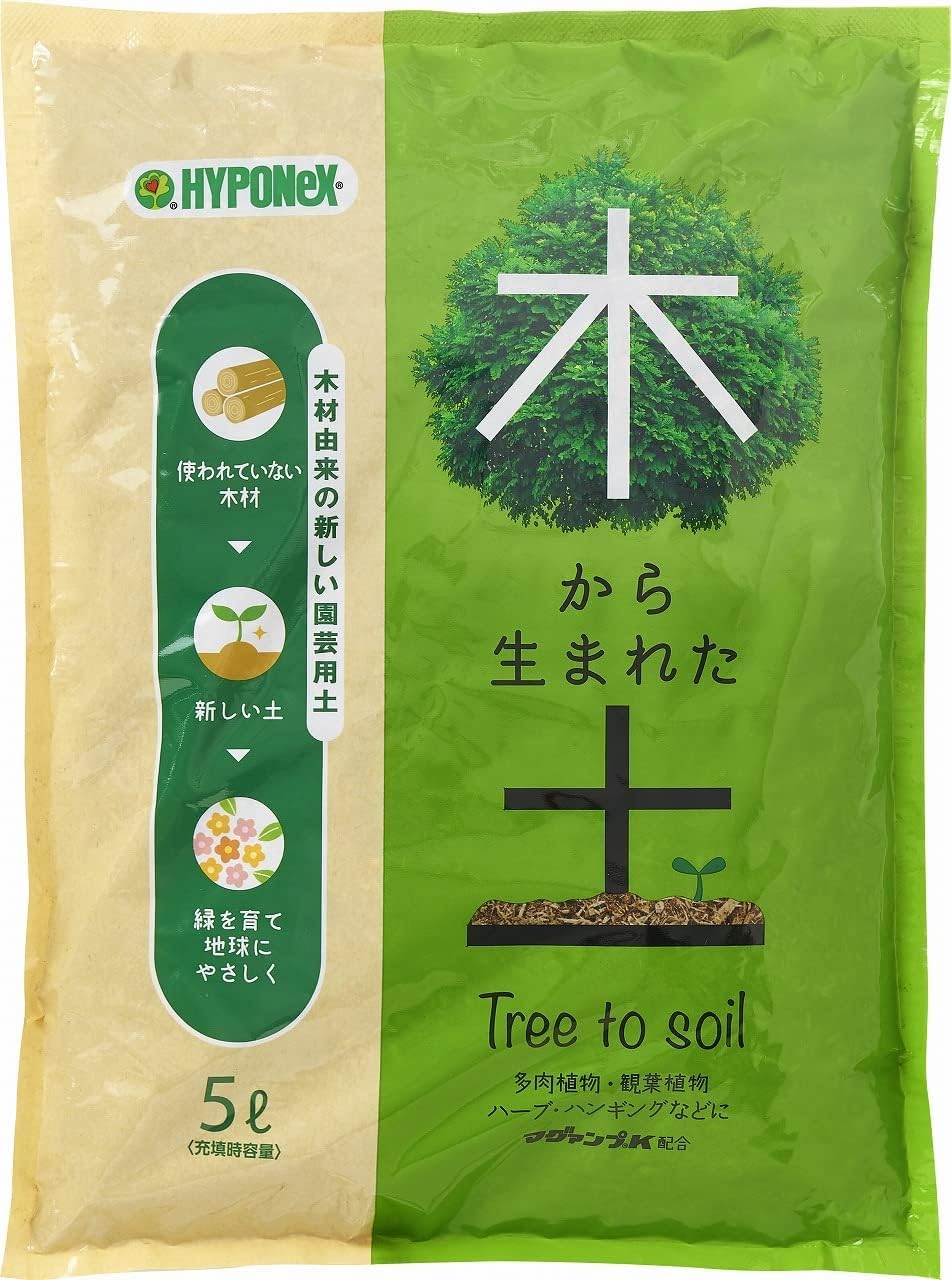 ハイポネックス　木から生まれた土 容量5000L ハイポネックスジャパン 園芸用品・用土