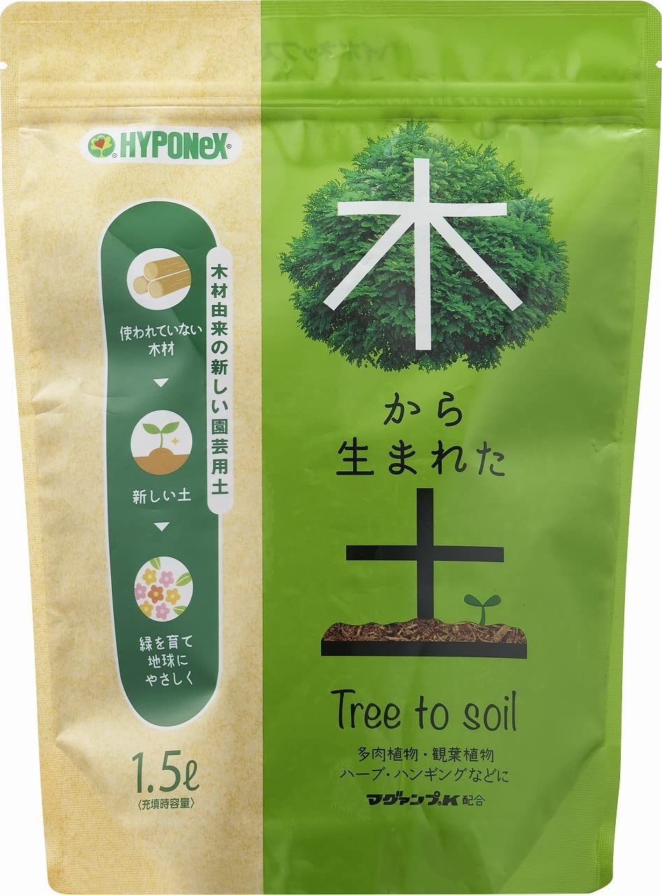 ハイポネックス　木から生まれた土 容量1500L ハイポネックスジャパン 園芸用品・用土