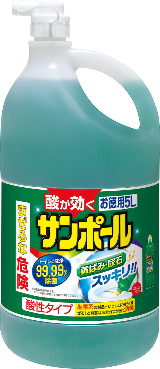 サンポールＶ　５Ｌ 容量5L 大日本除虫菊（金鳥） 住居洗剤・トイレ用