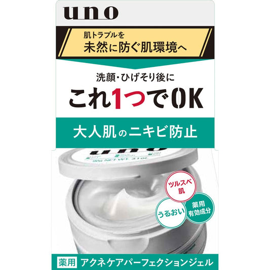 ウーノ　アクネケア　パーフェクションジェル 容量90G ファイントゥデイ 化粧品