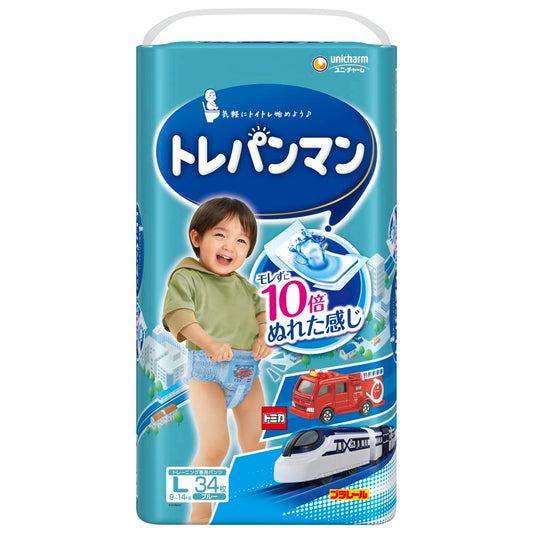 トレパンマンブルーＬ３４枚 容量34ﾏｲ ユニ・チャーム（ユニチャーム） オムツ
